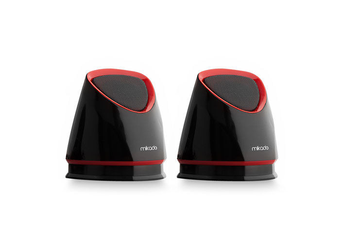 Mikado   MD-158 1+1  2-0 USB Speaker Hoparlör 6W Siyah